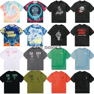 Summer Gallery Depts Tees Polos T Shirts 그래픽 티 남성 여성 디자이너 티셔츠 갤러리 갤러리 층 코튼 탑 트렌드 캐주얼 갤러리 셔츠 짧은 슬리브 셔츠 AZ