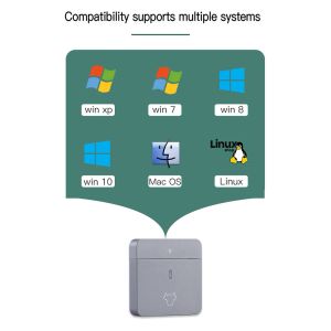 Enclosure Mobile Mobile Solid State Disk Case Plug and Play M.2 NVME 2230 Box disco rigido USB3.2 Gen2 SSD esterno SSD in lega di alluminio per M2 2230