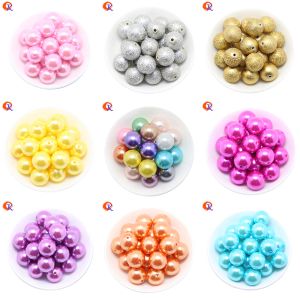 ネックレスファッションジュエリー100pcs/lotファッション20mm色の選択abs abs abs abs fake fall chunkypearl bead for handmade kids neklaceアクセサリー