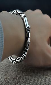 925 Silber Armband Mann einfache Persönlichkeit Armband kreative Paar Mode Thai Silber Schmuck Frau XtGzj2414818