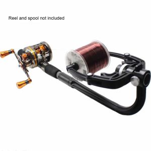 Verktyg Portable Fishing Reel Winder Fishing Line Reel Spooler System Fiskelinjen Loader Tool Plastic Fishing Line Winder