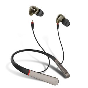Kopfhörer UNCJC HiFi-Bluetooth-Kopfhörer mit Nackenbügel, kabelloser Kopfhörer, Dual-Treiber, Ohrhörer, Geräuschisolierung, tiefer Bass