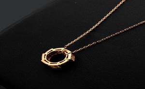 2019 Luxury Fashion New Brand Designer for Women Necklace Bone Intervall Diamond Pendant Halsband Love Necklace Jewelry Wholesale9321763