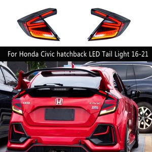 Auto Part Car Styling Taillight Assembly For Honda Civic hatchback LED Tail Light 16-21 Brake Reverse Parking Running Lights Rear Lamp