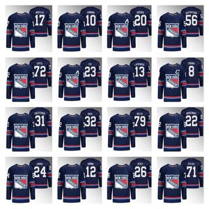 Uomini donne giovani 13 Alexis Lafreniere 22 Jonny Brodzinski 16 Vincent Trocheck 23 Adam Fox 12 Nick Bonino 6 Zac Jones Navy Stitched Jersey