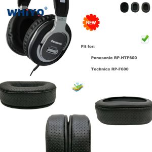 Tillbehör Nya uppgraderingsersättning Earkuddar för Panasonic RPHTF600 Technics RPF600 headsetdelar Läderkudde Velvet Earmuff Earphone