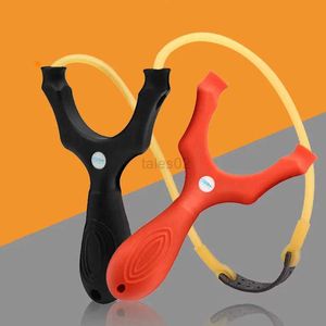 Hunting Slingshots Professional hunting slingshot rifle with 2 rubber band resin adult slingshot gun outdoor competitive shooting 2 colour 2020 new YQ240226
