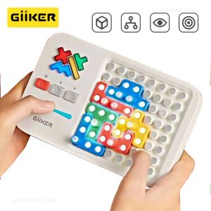 Consoles Xiaomi Giiker Super Block Smart Jigsaw Game 1000+ Levelled Up Challenges Brain Teaser Puzzles Interactive Games Toys Kids Gifts