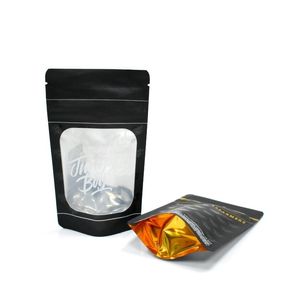 Jungle Boys luktbeständiga väskor Stå upp påse 3.5g 1 pund 16 oz paket ziplock endast förpackning mylar pack