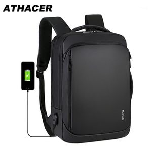 Erkekler için Çok Fonksiyonlu Dizüstü Bilgisayar Sırt Çantası Anti Hırsızlık Torbası USB USB Büyük Kapasite Giysisi Direnç Seyahat Okulu Backpack1245b