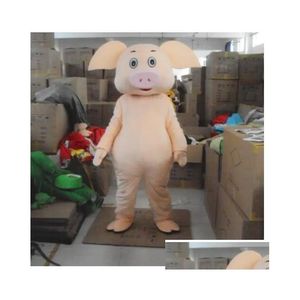 أزياء التميمة 2024 Hallowee Cute Pig Cortume Cartoume Charth