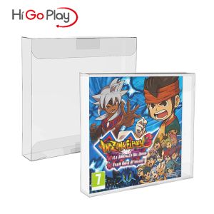 Hüllen 10 Stück durchsichtige Box-Schutzfolien für NINTENDO 3DS-Videospiele, Karten, durchsichtige Vitrinen, Hüllen, Box, NTSC, PET, transparente Schutzbox