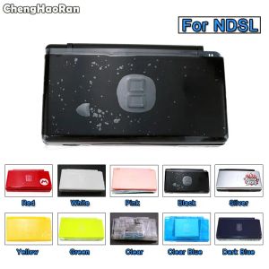 الحالات CHENGHAORAN HOUSING SHEW COVER COPLE SET COMPLE مع براغي أزرار استبدال مجموعة Nintendo DS Lite NDSL Console