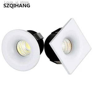 Downlights LED Lampy Mini 3W 5W Ściemniane zagłębione światła w dół 110 V 220V szafka na sufit w pomieszczenia