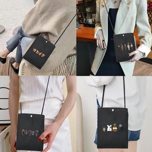 Alışveriş çantaları küçük omuz naylon kadın cep telefonu mini kadın messenger cüzdan bayan cüzdan 2024 crossbody çanta sporu