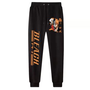 Byxor anime blekmedel sweatpant anime långa byxor män kvinnor svettbyxor cosplay casual byxor harajuku streetwear byxor herrkläder