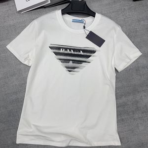 Designer Men's T-shirt Y2K Shirt Black Tee Womens Clothes T-shirts 100% Cotton Short Sleeve Chest Triangle Inlay Tees Fashion Tshirts