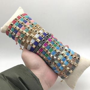 Strand Bluestar Women Bracelets Miyuki Bread Bransoletka złota Kolor Nit Pulseras Mujer Moda robiony ręcznie tkany 2024