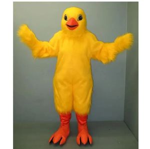 Costume della mascotte del PULCINO di formato adulto di Halloween 2024 per la personalizzazione del supporto di spedizione gratuita per la vendita della mascotte del personaggio dei cartoni animati del partito