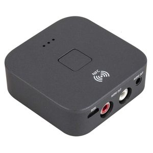 USB 5.0 수신기 AUX+2RCA 오디오 인터페이스 전화 NFC 무선 블루투스 어댑터