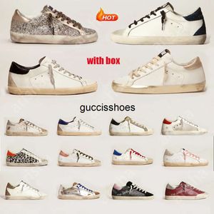 Goldenss Gooose 2023 Casual Dirty Shoe Schuhe Designer Sneakers Goldenity Super Gooseity Star Classic Do-old Snake Skin Heel Wildleder CITP Größe 35-46 mit Box