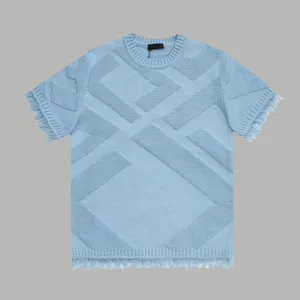 Nuovo maglione lavorato a maglia con lettera jacquard AOP in autunno / inverno 2024 macchina per maglieria acquard e dettaglio jnlargato personalizzato girocollo in cotone f5644