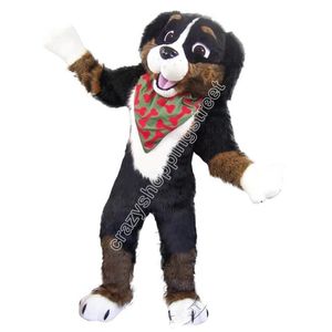 Wysokiej jakości niestandardowy pies Mascot Costume Temat Fancy Dress Christmas Costume Ad Apparel Dress Strój