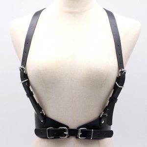 Belts Fashion Pu Leather Body Bondage Female Punk Style Harajuku O-Ring Garters Belt Cage Sculpting Harness Waisband Strap Suspend303e