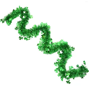 Party Decoration Shining St. Patrick'S Day Wreath Wall Hanging Decorations Festival Pendant Decorative Supplies With Long And Thick