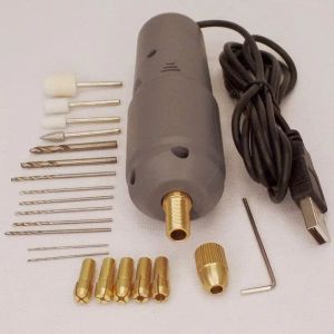 Ожерелья мини -электрические упражнения USB Drill Bits Ротари