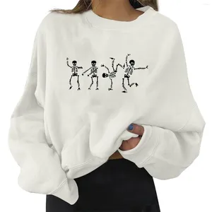 Bluzy damskie swobodne pullover damskie damskie bluza do nadruku długa litera o szyja zimowa bielizna kobiet sweter występowy