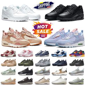 Terrascape Classic 90 -talets män Kvinnor Running Shoes Max 90 Designer OG Bred Am Total Be True Camo Green Grape Infrared London Men Trainers Sneakers