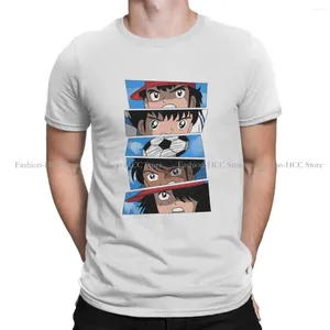 Herren T-Shirts Captain Tsubasa BALL IS LIFE Einzigartiges Polyester T-Shirt Top Qualität Hip Hop Geschenk Kleidung Shirt Stuff