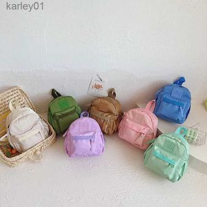 Ryggsäckar dagis barns ryggsäck koreanska söt enkel lätt ryggsäck för pojkar och flickor utomhus utflykt barns ryggsäckar yq240226
