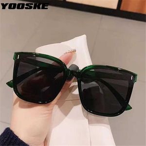 Sunglasses YOOSKE Retro Polarized Sunglasses for Men and Women Popular Square Sunglasses for Women Black Glasses Driver Glasses UV400 Mirror Face J0226