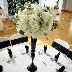inklusive blommor boll 50 cm diameter)) bord blommor arrangemang stativ bröllop mittstycke arrangemang dekoration boll konstgjorda blommor boll mittstycken