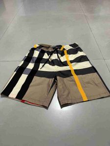 Designer 2024 Men's Shorts Designer Fashion Brand Women's Beach Pants Checkered Stripe Classic Letter Print DrawString Asian Size M-3XL Casual Loose Fit Designerqfub