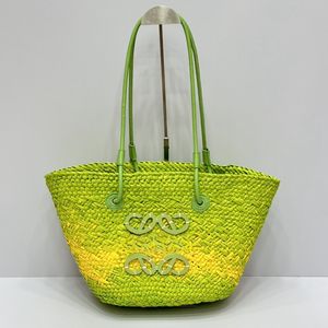 Paulas Ibiza Baske Bag Bag Grass Weaving Process Handbag Hand Facs Women Womener Bag Bag Bag Crossbod