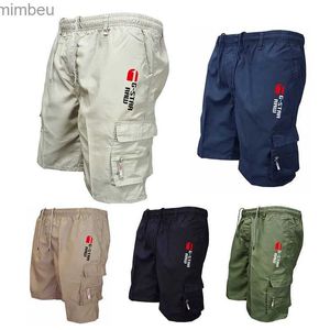 Männer Shorts 2023 Sommer Herren Cargo-Shorts Mode Lässig Multi-tasche Reithose Homme Lose Boardshorts Männliche Hosen 240226