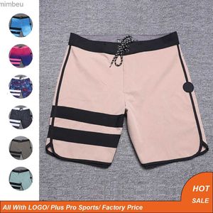 Erkek Şort Yeni Artı Boyut 28 38 Mens Çizgili Plaj Şortları Phantom Tahta Şortları Hızlı Kuru Su Geçirmez Bermuda Surf Yüzme Sandıkları Elastik Spandex 240226