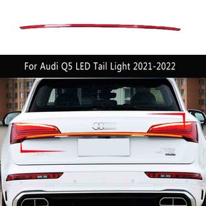 Acessórios do carro freio reverso estacionamento luzes running para audi q5 led luz traseira 21-22 streamer indicador de sinal de volta lâmpada traseira