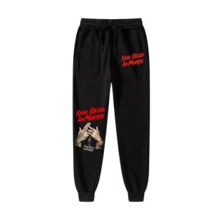 スウェットパントラッパーAnuel AA Real Hasta La Muerte Men's Paints Hip Hop Jogger Pants Fitness Workout Sweatpants Elastic Waist Casuar