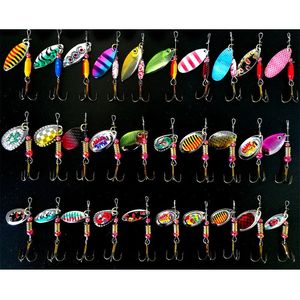 Zwicke 30st spinnare fiske lure kit metall paljett sked hårt bete fiske wobblers set fiske tackling isca atificial lock pesca 240220