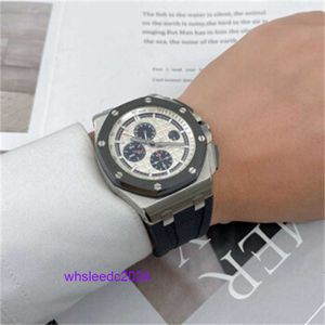 Relógios mecânicos suíços Audemar Pigue Royal Oak Offshore Series Mergulho mecânico automático Cinto de borracha de aço cerâmico à prova d'água Data Timing Display Watch HB TFRX