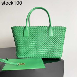 Borsa alta Venetabottegs Borsa di design grande di qualità Borsa tote grande di lusso da 40 cm Borsa a tracolla di qualità con specchio Borsa shopping in pelle di agnello Intreccio Borsa con manico superiore da donna