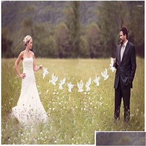 Decorazione del partito Angelo Carta Banner Ghirlande Natale Creativo Tenda stamina Casa Matrimonio Anno Appeso 5Z Drop Consegna Giardino Fe Dh23U