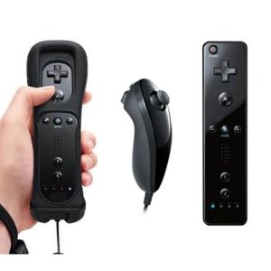 Wii Wireless 2 In1リモートコントローラーの動きと任天堂ゲーム用のジョイスティックナンチックコントローラーのためのゲームパッドゲームコントローラー
