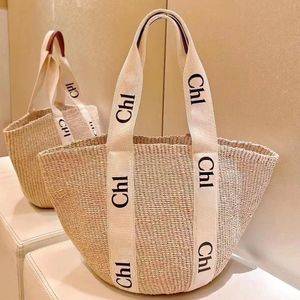 ストローThe Tote Raffiasウッディバスケットデザイナーバッグ7a Luxurys Handbag Womens Crochet Weaveビーチショップショルダーバッグメンズサマーバケツクラッチクロスボディトラベルハンドバッグ