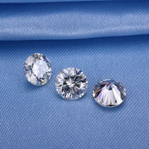 Moissanite sciolta da 1 0 ct carati 6 5 mm D colore rotondo brillante taglio eccellente diamante gioielli243g