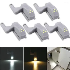 Wall Lamp Sensor Lights Universal Wardrobe LED Inner Hinge Cupboard Kitchen Bedroom 10pcs Cabinet Closet Night